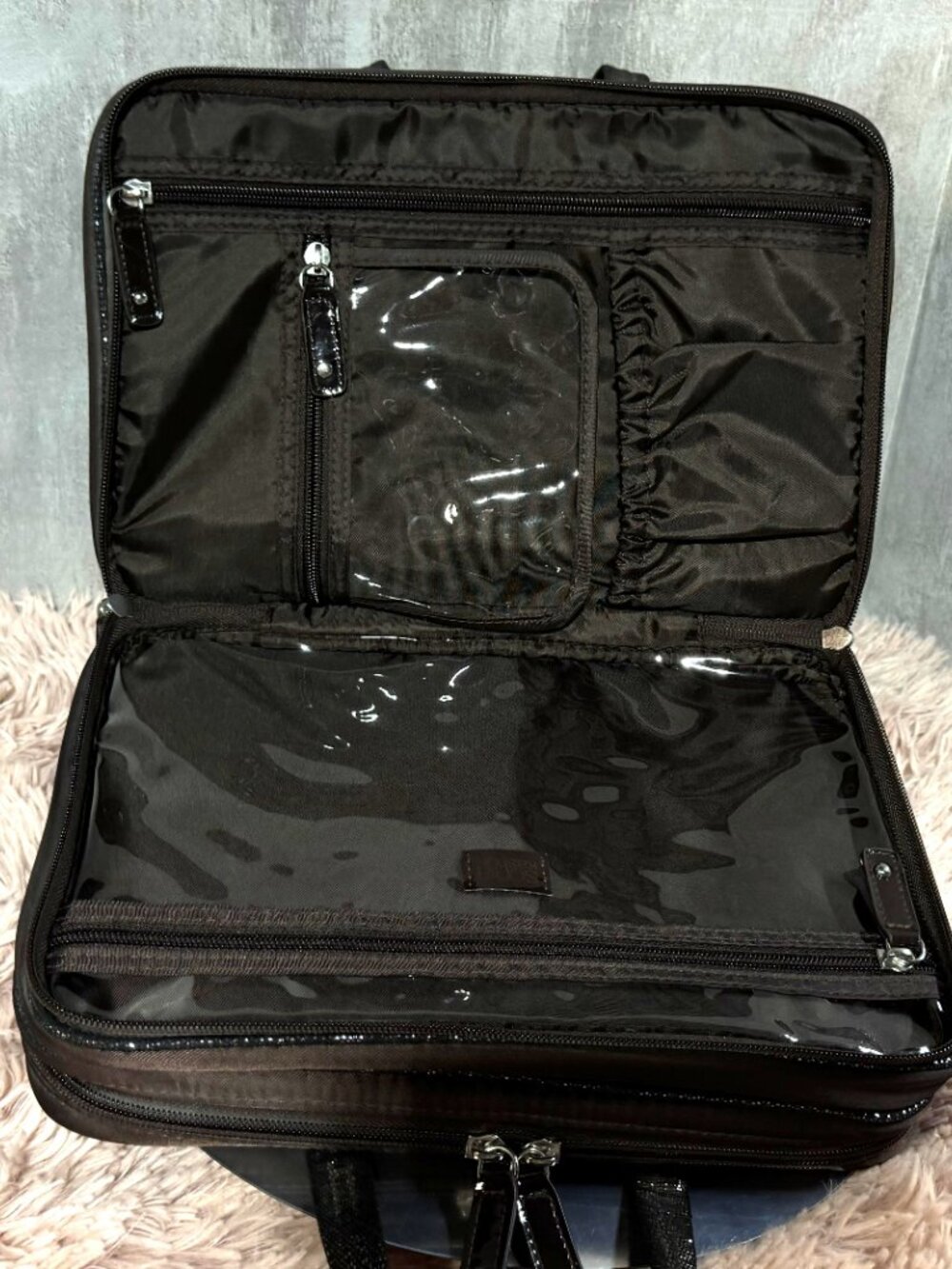 Sonia Kashuk Multi Compartment Travel Toiletry Bag - Chocolate - Picture 9 of 12